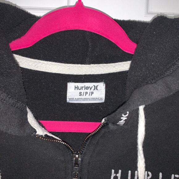 Black Hurley Full Zip Up Hoodie Aloha since ‘99 Size Small - Picture 2 of 6
